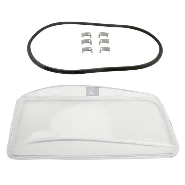 Headlight Glass Kit R/h