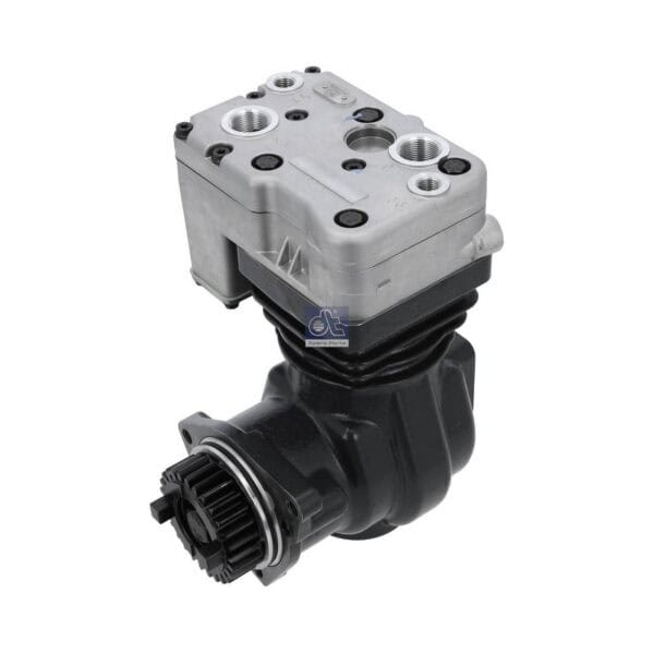 Air Compressor W/gear Single Barrel