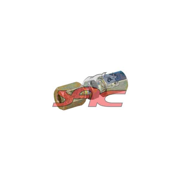 Straight Connector Screw-in 4mm Brass