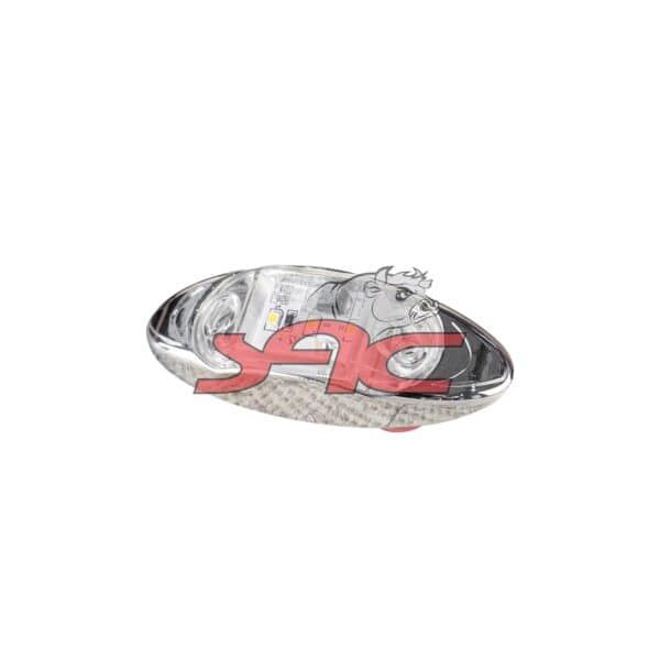 Marker Light White 6xled Chrome Oval