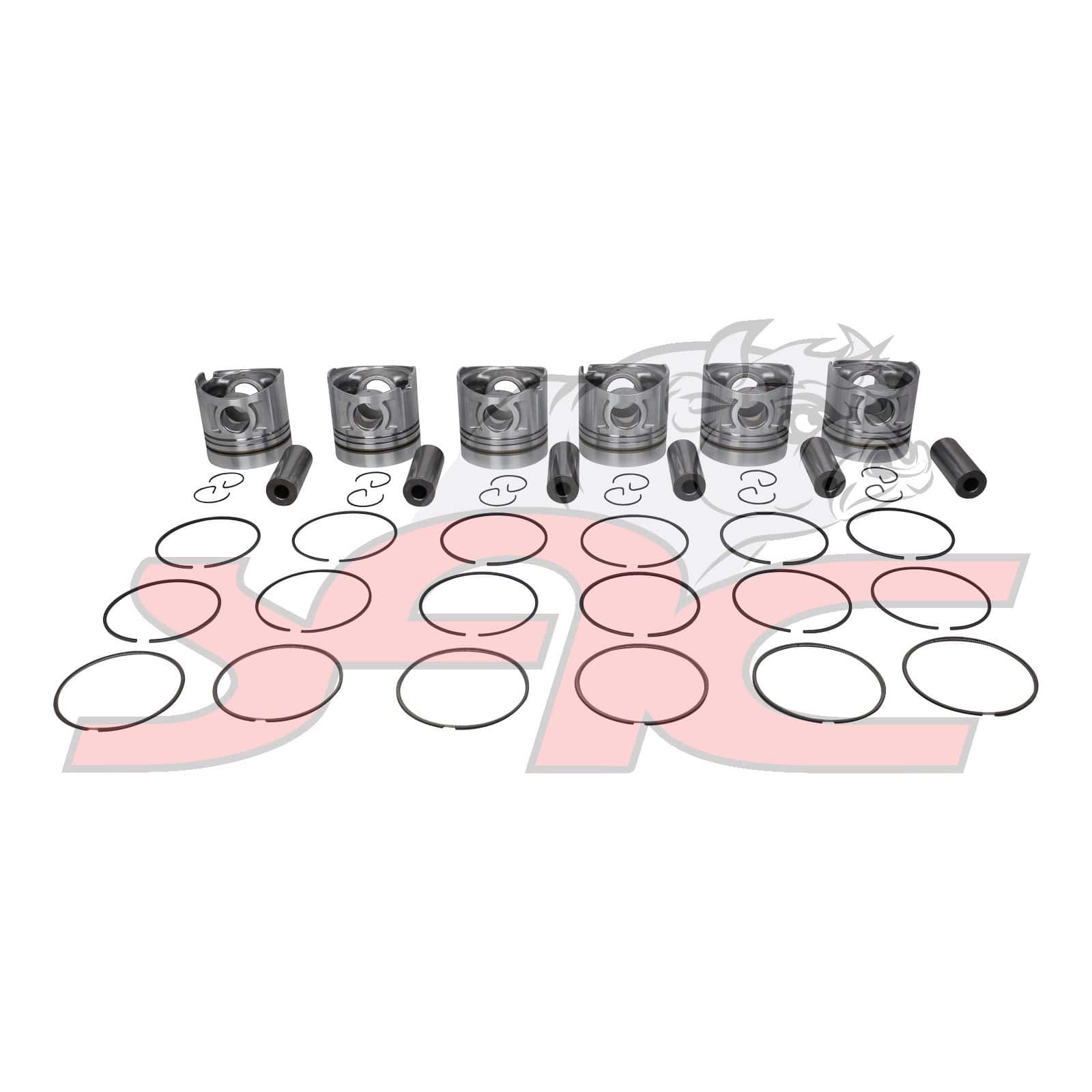UD 90 FE6TB PISTON + RINGS